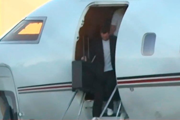Messi llega a Argentina