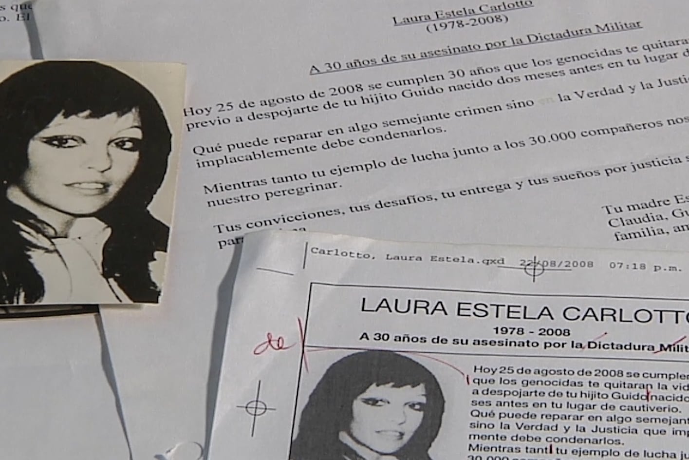 Recordatorios Pàgina12, Laura Estela Carlotto