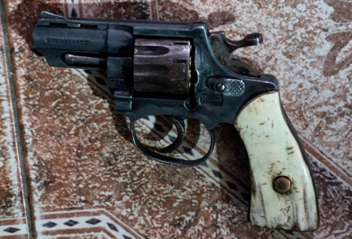 arma de Popeye detenido en allanamiento