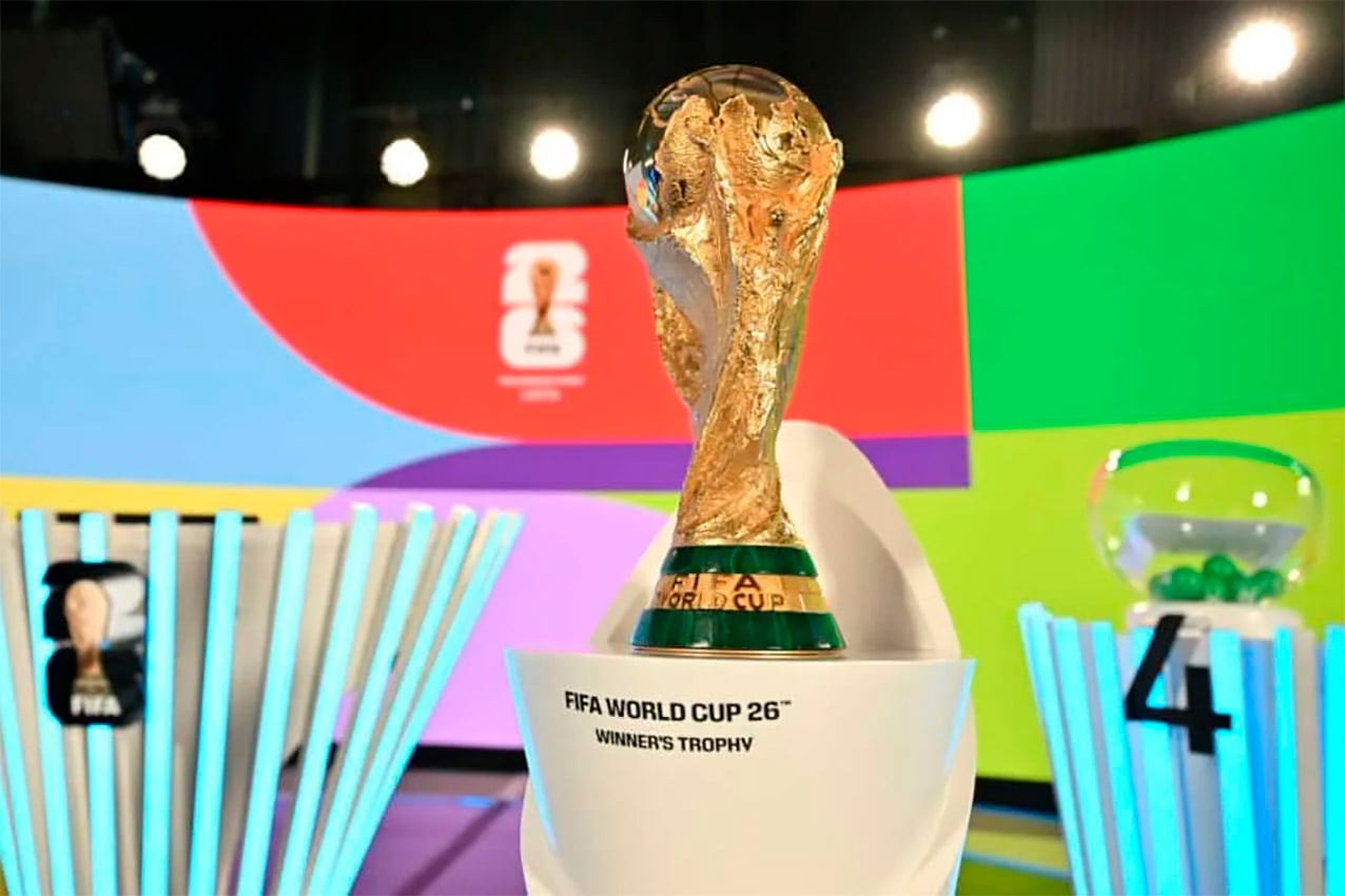 FOTO PRENSA FIFA
sorteo mundial 2026 copa mundo trofeo