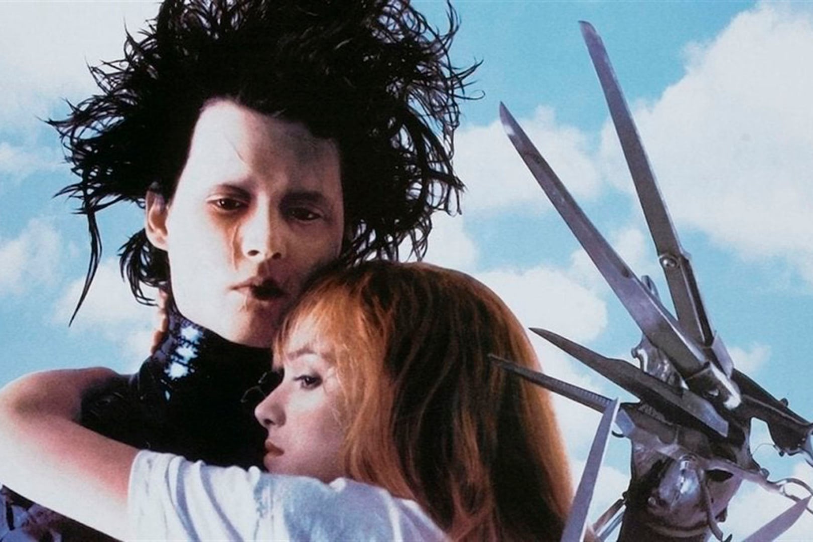 El joven manos de tijera