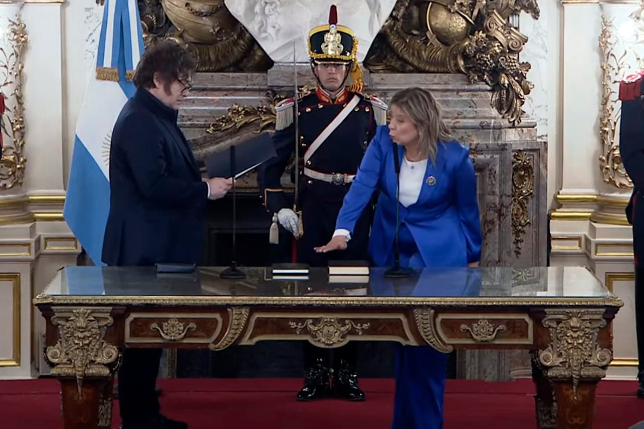 Milei juramento a Alejandra Monteoliva, Ministra de Seguridad