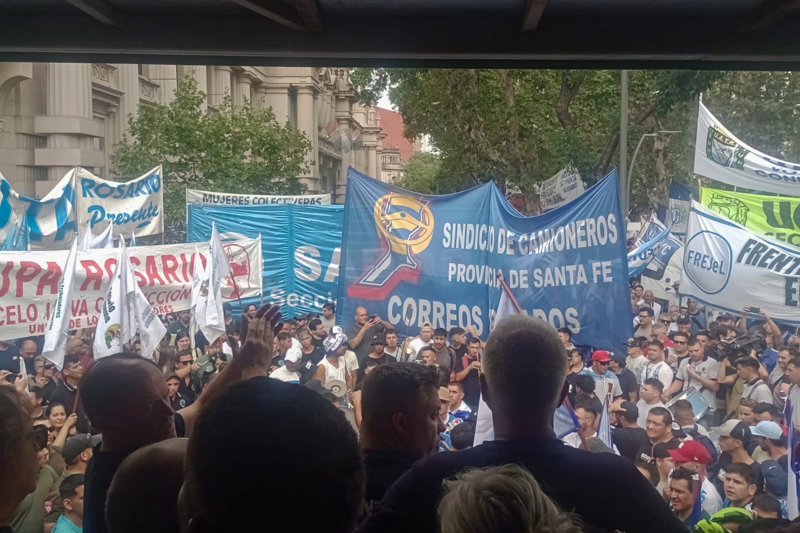 Acto contra reforma laboral, Rosario 11 02 2026