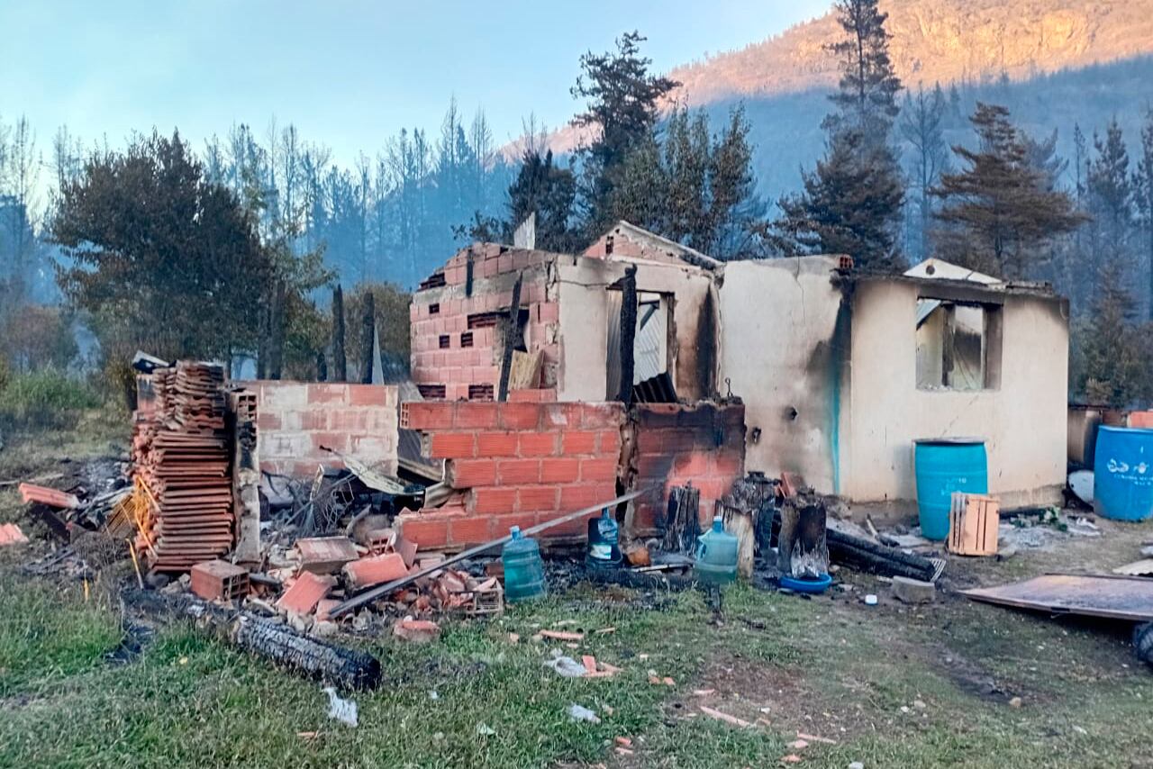 Incendios Chubut Mapuches