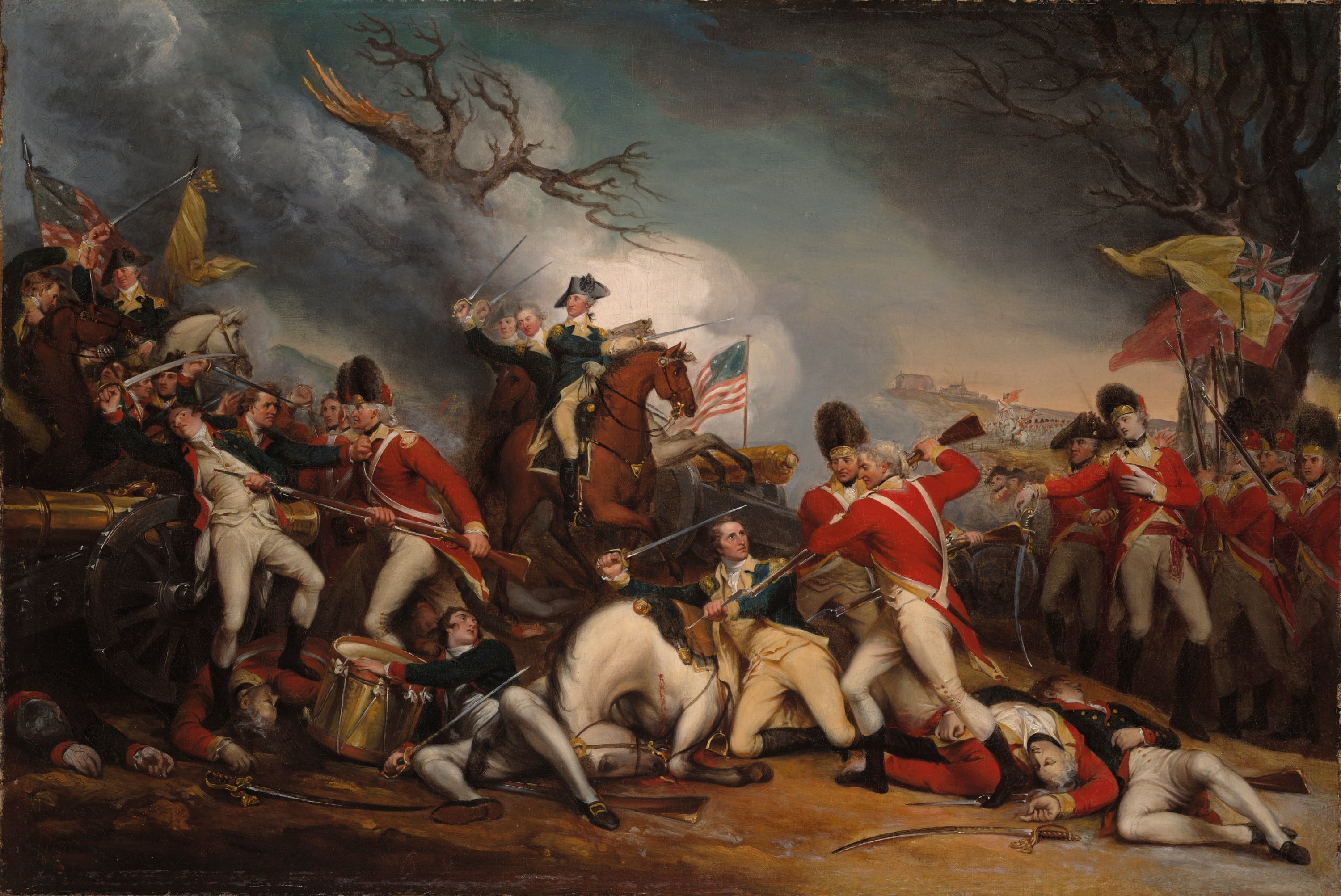 The Death of General Mercer at the Battle of Princeton, January 3, 1777