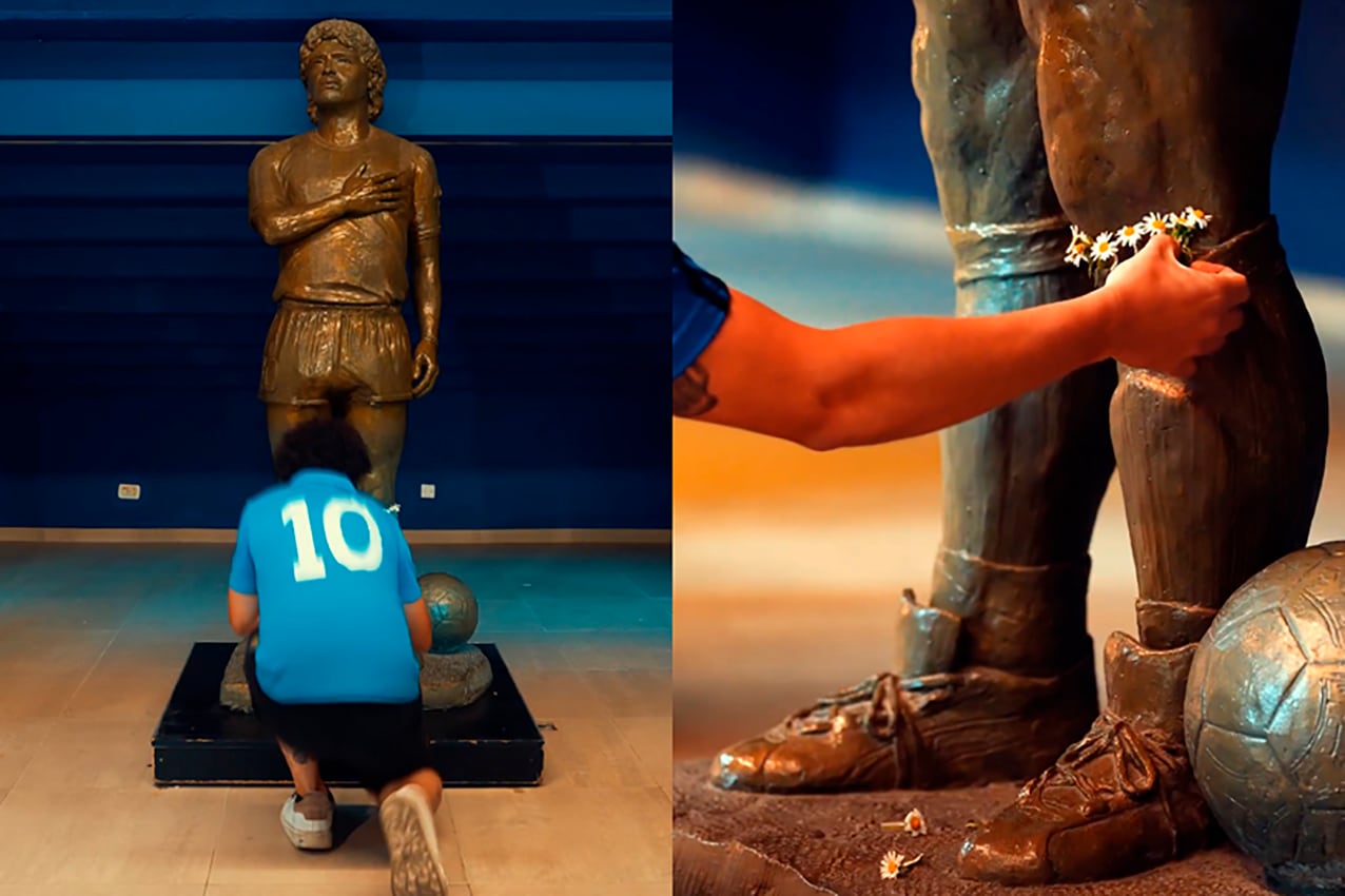 FOTO REDES SOCIALES 
   redes  sociales  homenaje  diego maradona