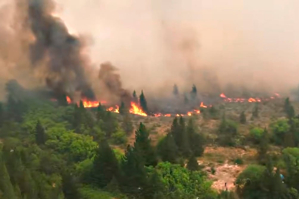 Incendio Chubut