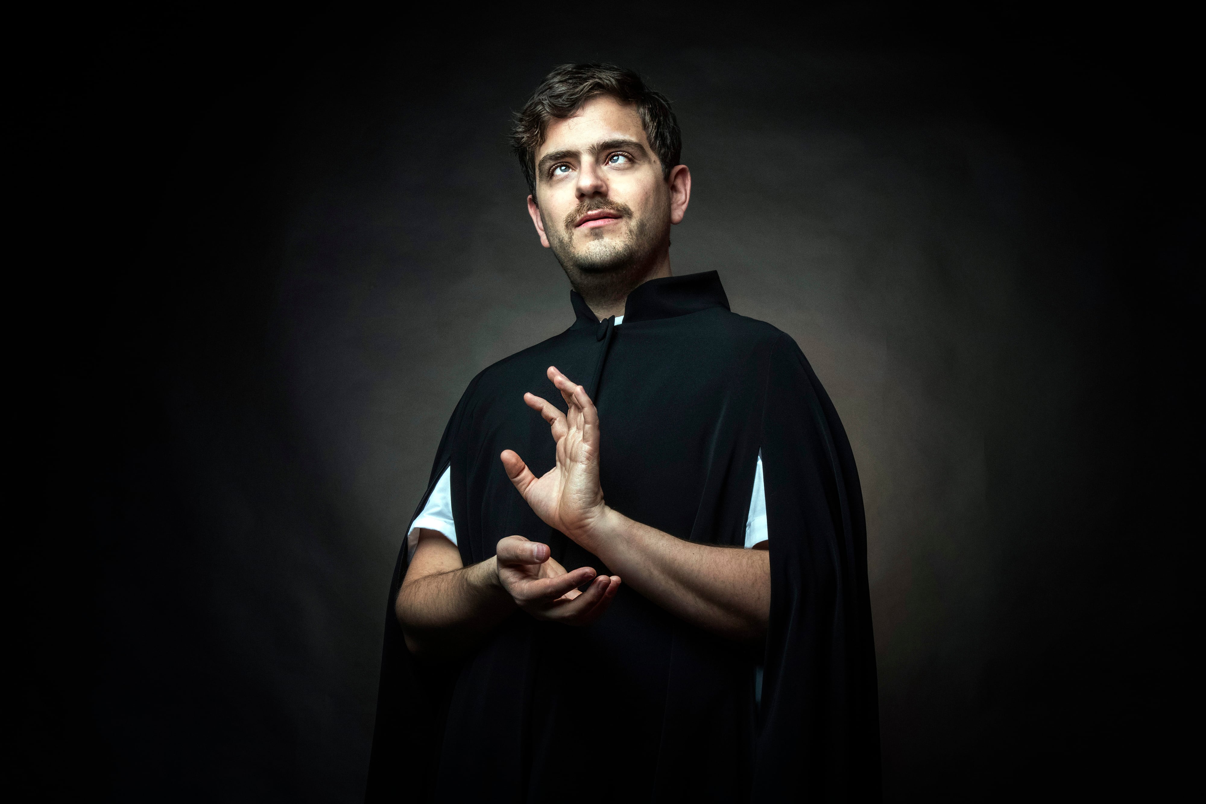 MAriano Saborido actor de la obra de teatro Viento Blanco