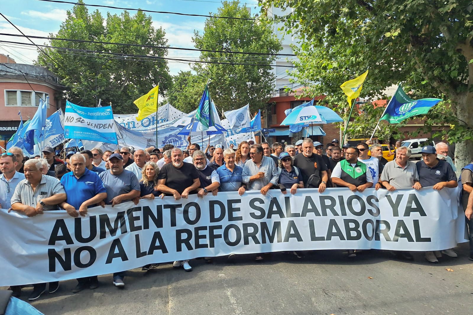 marcha contra la reforma laboral en Córdoba