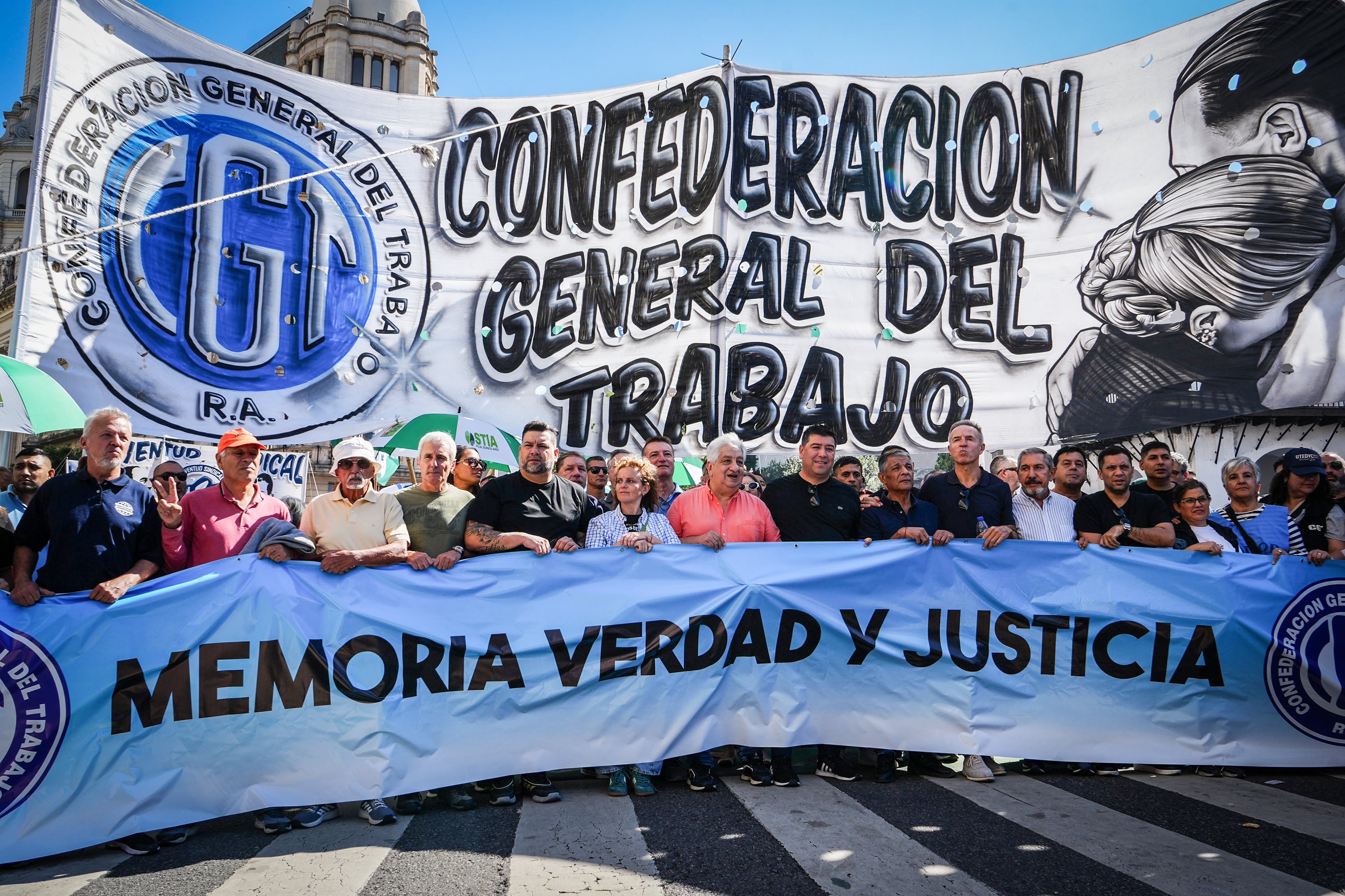 24 marzo 2026, columna de la CGT