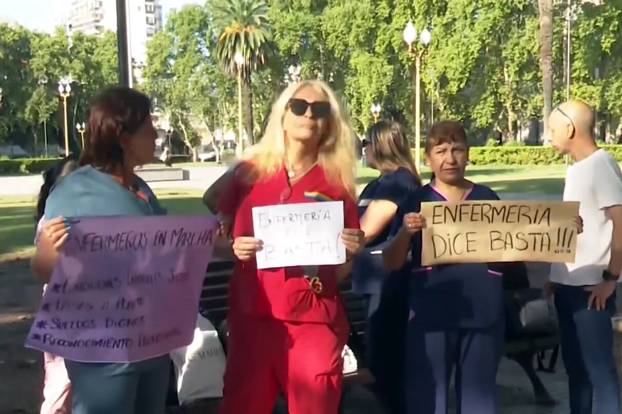 reclamo enfermeros Rosario