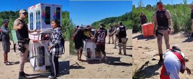 El bagayeo es uno de los trabajos informales más comunes en el norte