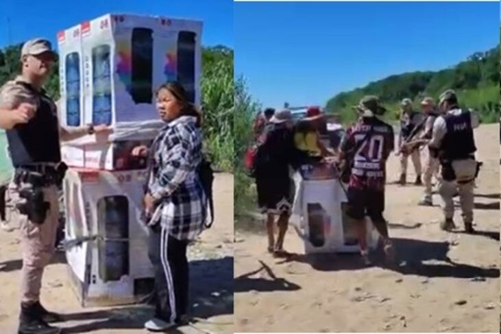 El bagayeo es uno de los trabajos informales más comunes en el norte