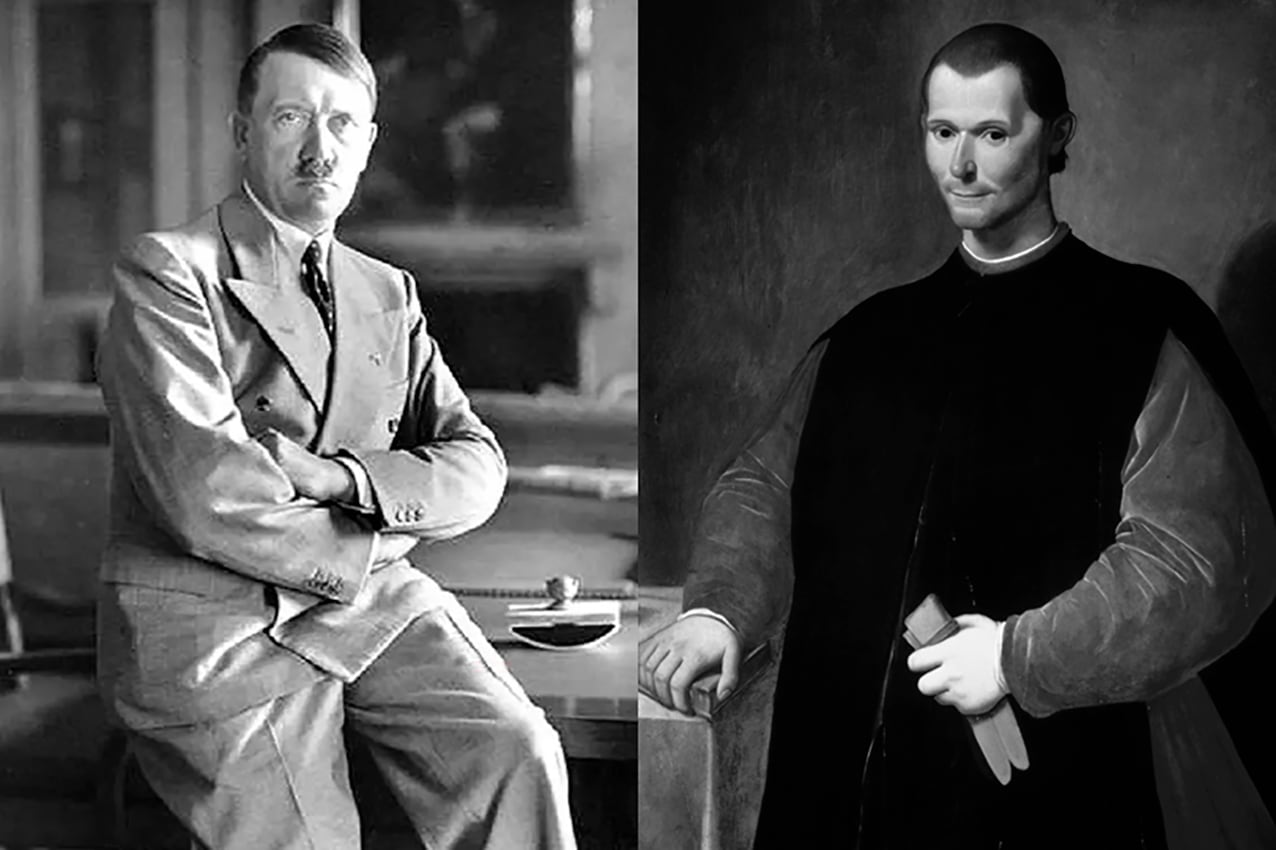 Adolf Hitler   Nicolás Maquiavelo