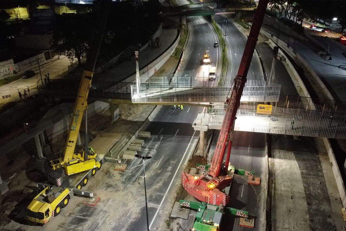 Obras autopista Dellepiane