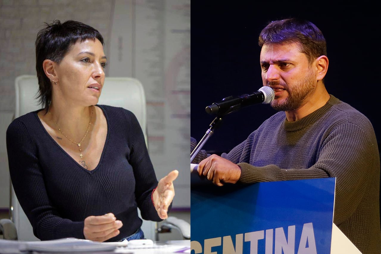 Mayra Mendoza y Juan Grabois