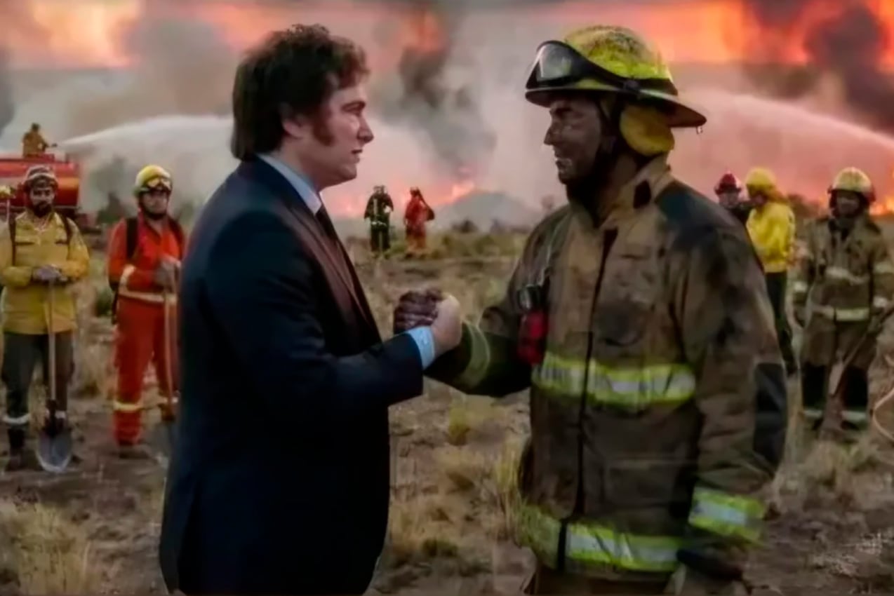 FOTO REDES SOCIALES
javier milei brigadista