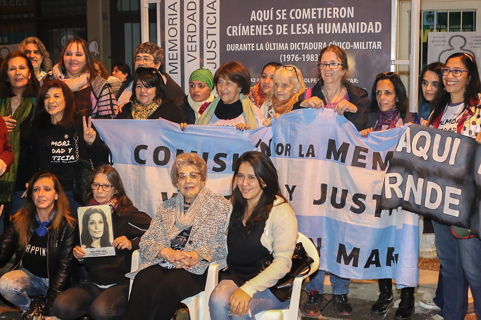 señalizacion del lugar donde funcionó la Brigada Femenina 2 de San Martín