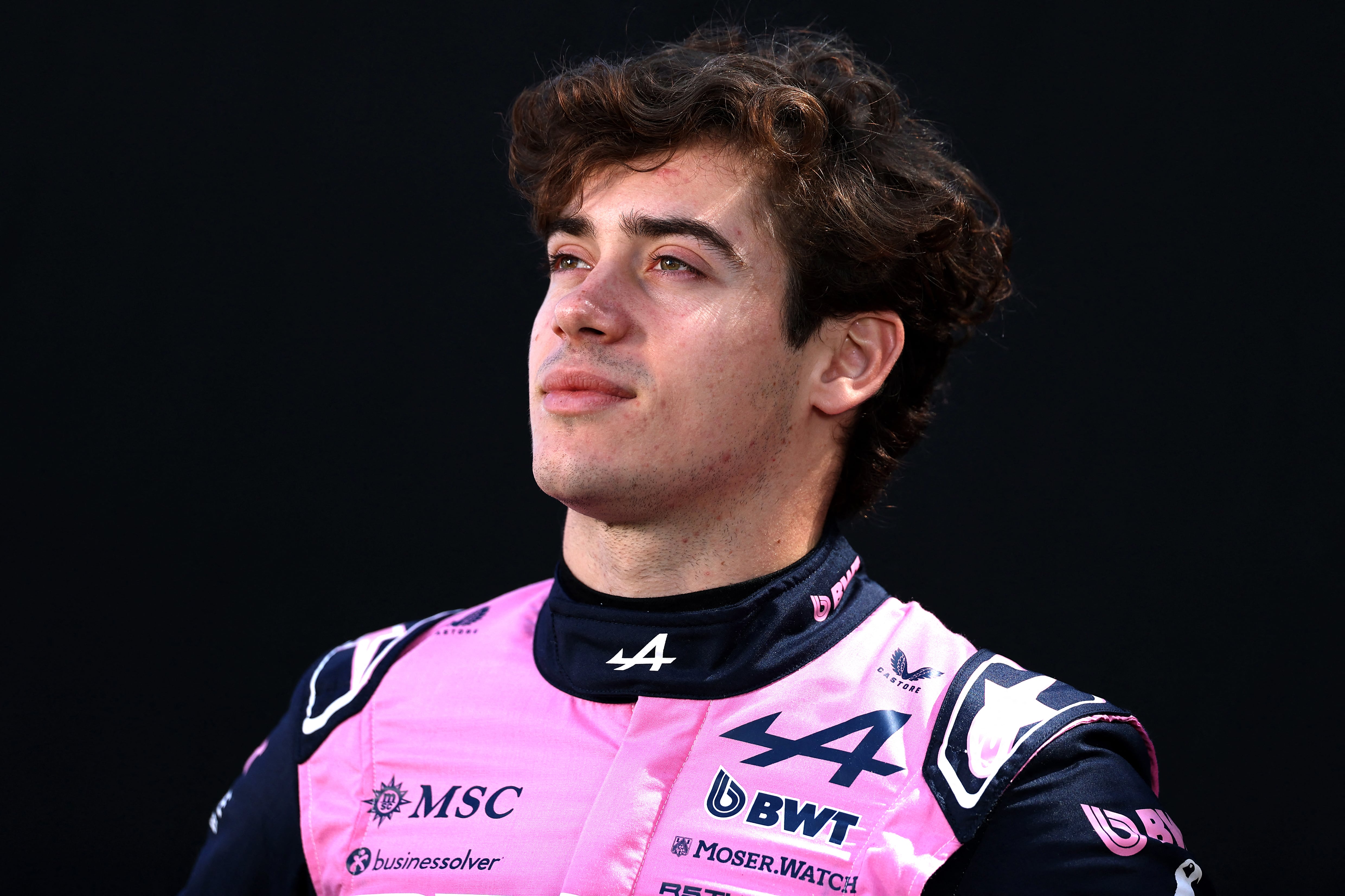 Alpine's Argentine driver Franco Colapinto looks on as he arrives ahead of the Formula One Australian Grand Prix at Albert Park in Melbourne on March 5, 2026. (Photo by Martin KEEP / AFP) / -- IMAGE RESTRICTED TO EDITORIAL USE - STRICTLY NO COMMERCIAL USE --