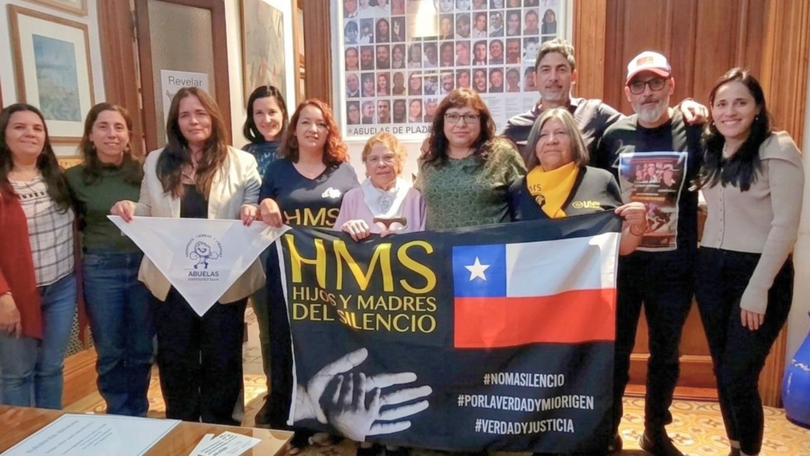 La organización chilena Hijos y Madres del Silencio se reunió con Abuelas de Plaza de Mayo.