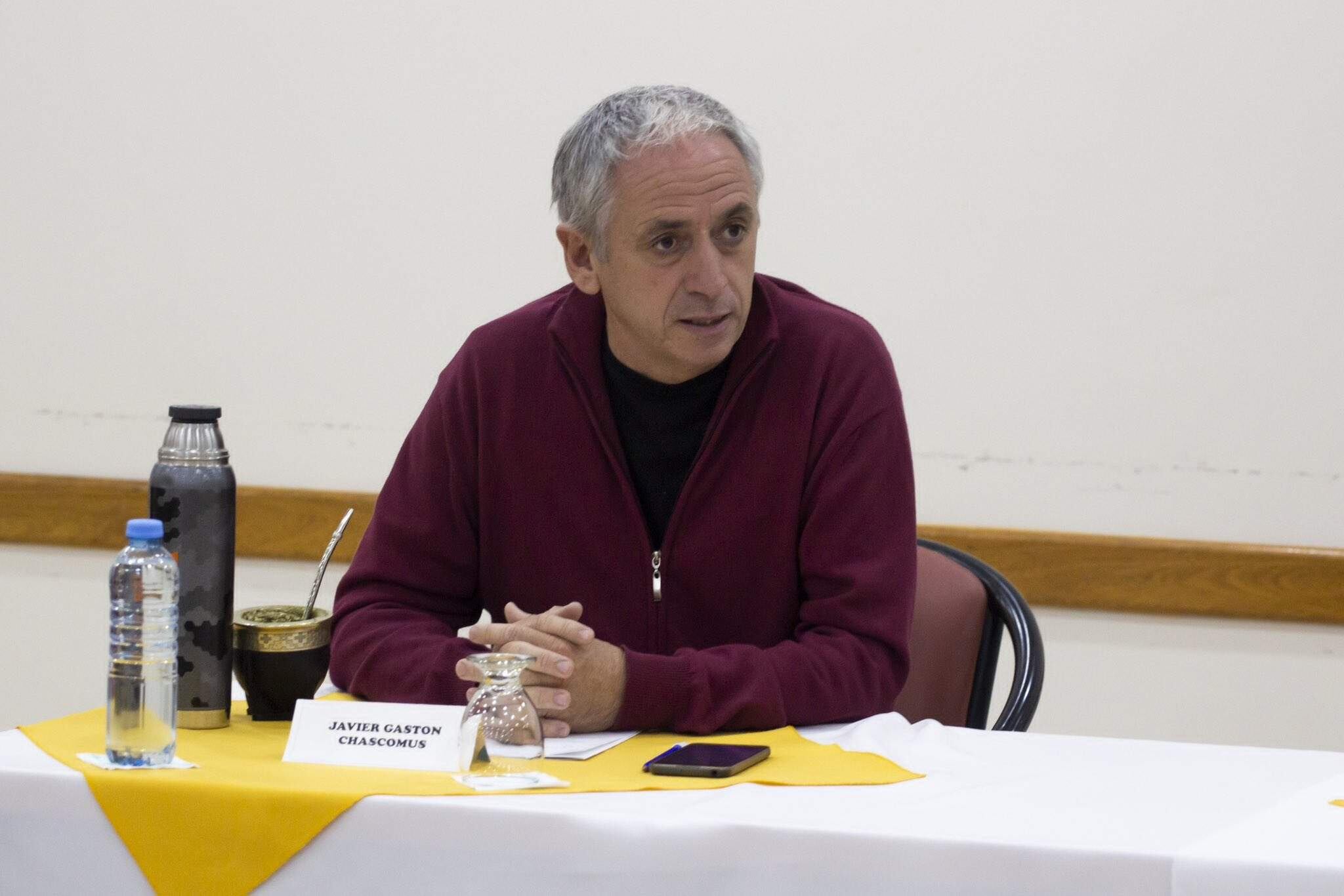 Javier Gastón, intendente de Chascomus