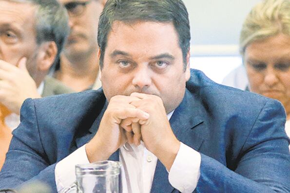 Jorge Triaca, ministro de Trabajo.