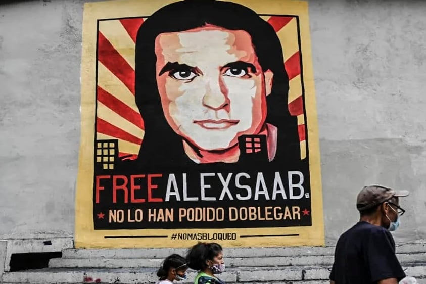 Tras ser liberado, Saab se reunió con Maduro.