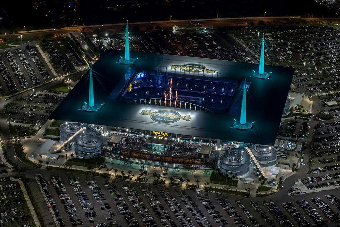 El Hard Rock Stadium, poblado de argentinos que ven el Mundial de Clubes