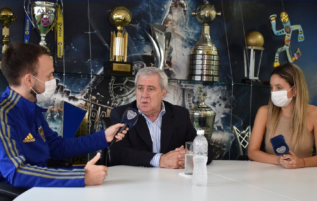 Jorge Ameal, entrevistado por el canal oficial de Boca.
