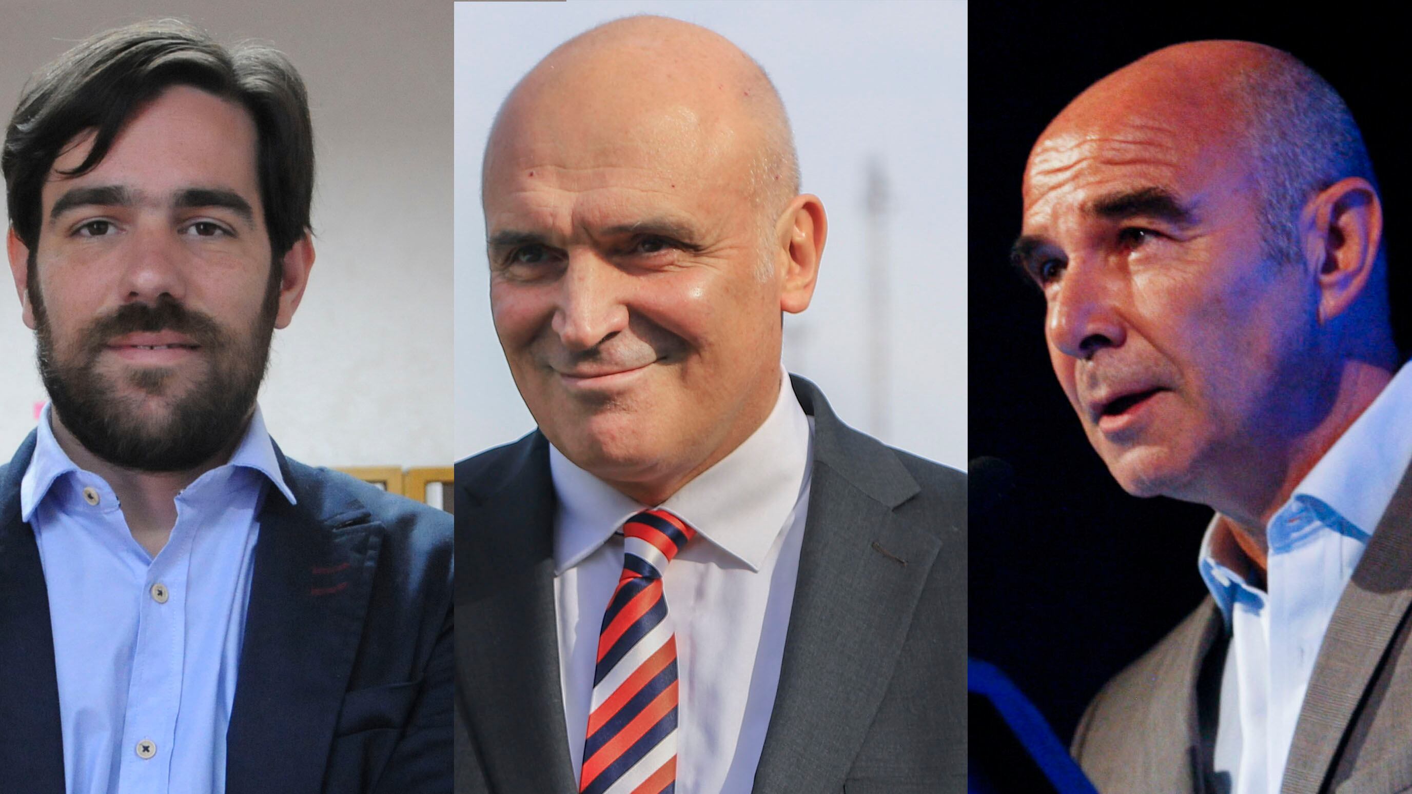 Del Caño, Espert y Gómez Centurión.