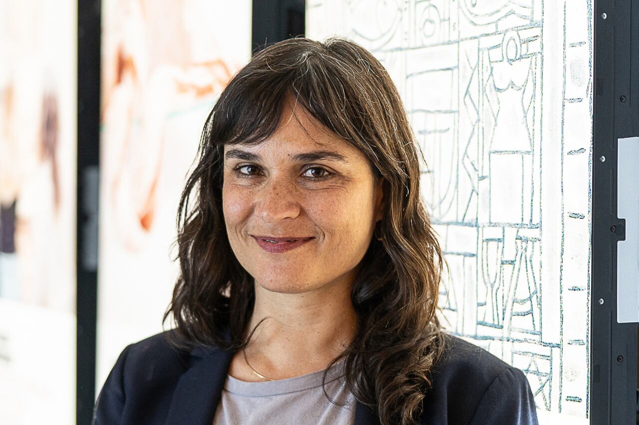 Sanín estuvo en la Argentina invitada por la Residencia de Escritores del Malba.