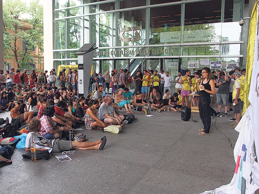 Los científicos e investigadores en el segundo plenario nacional de Ciencia y Técnica.