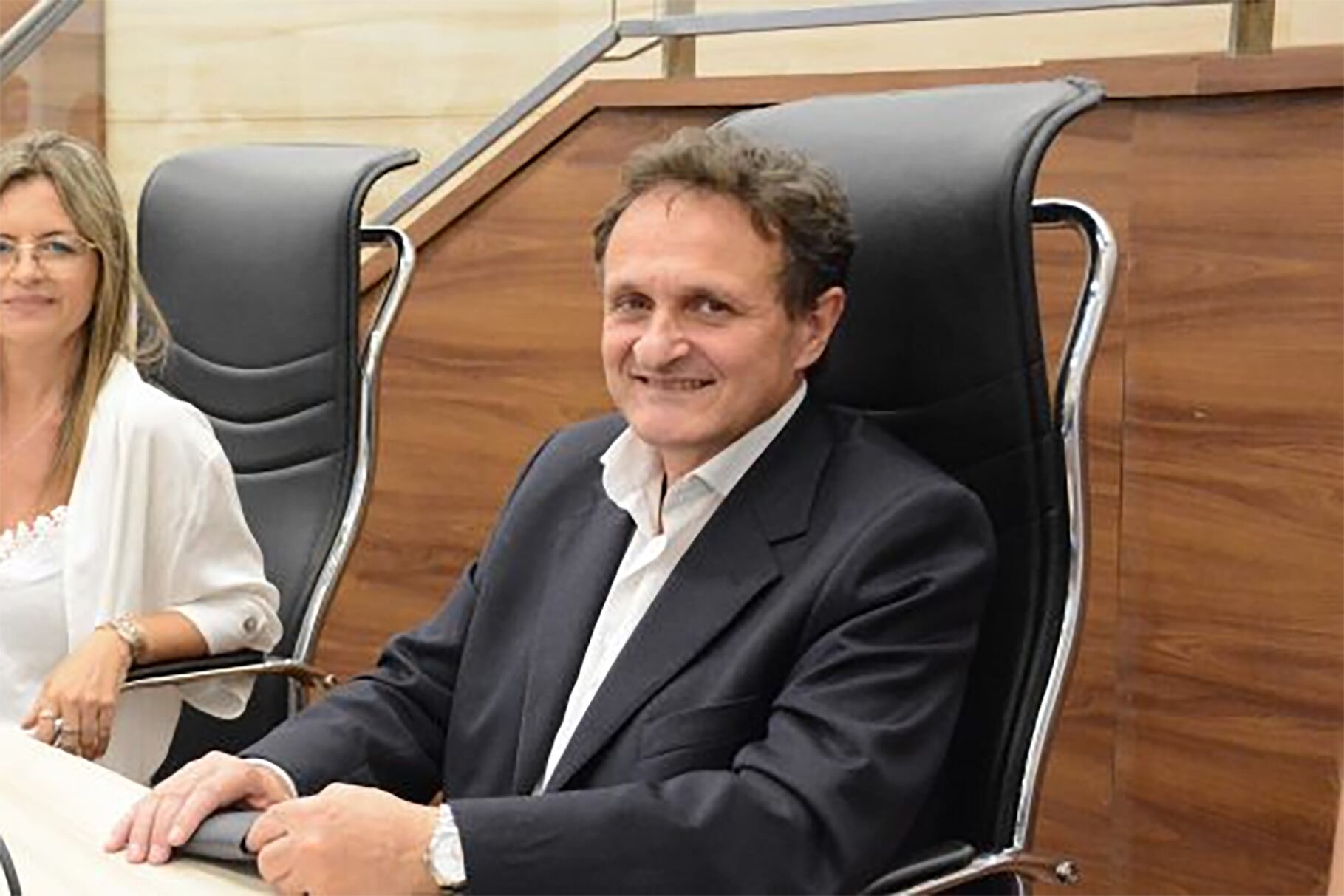 El concejal Hernán Calatayud, autor del proyecto en discusión.