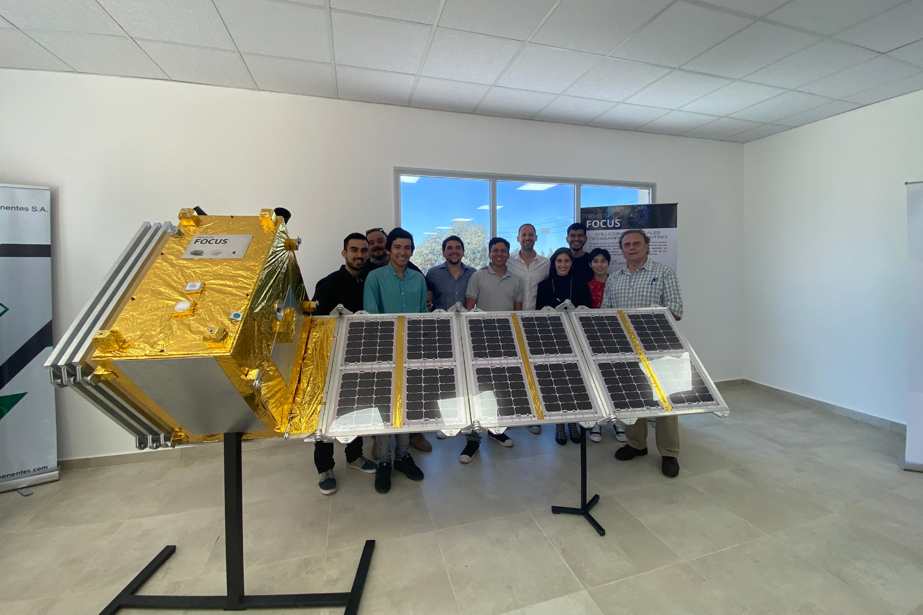 Este prototipo es diseñado por la UNSAM junto a las empresas Veng y SpaceSUR.