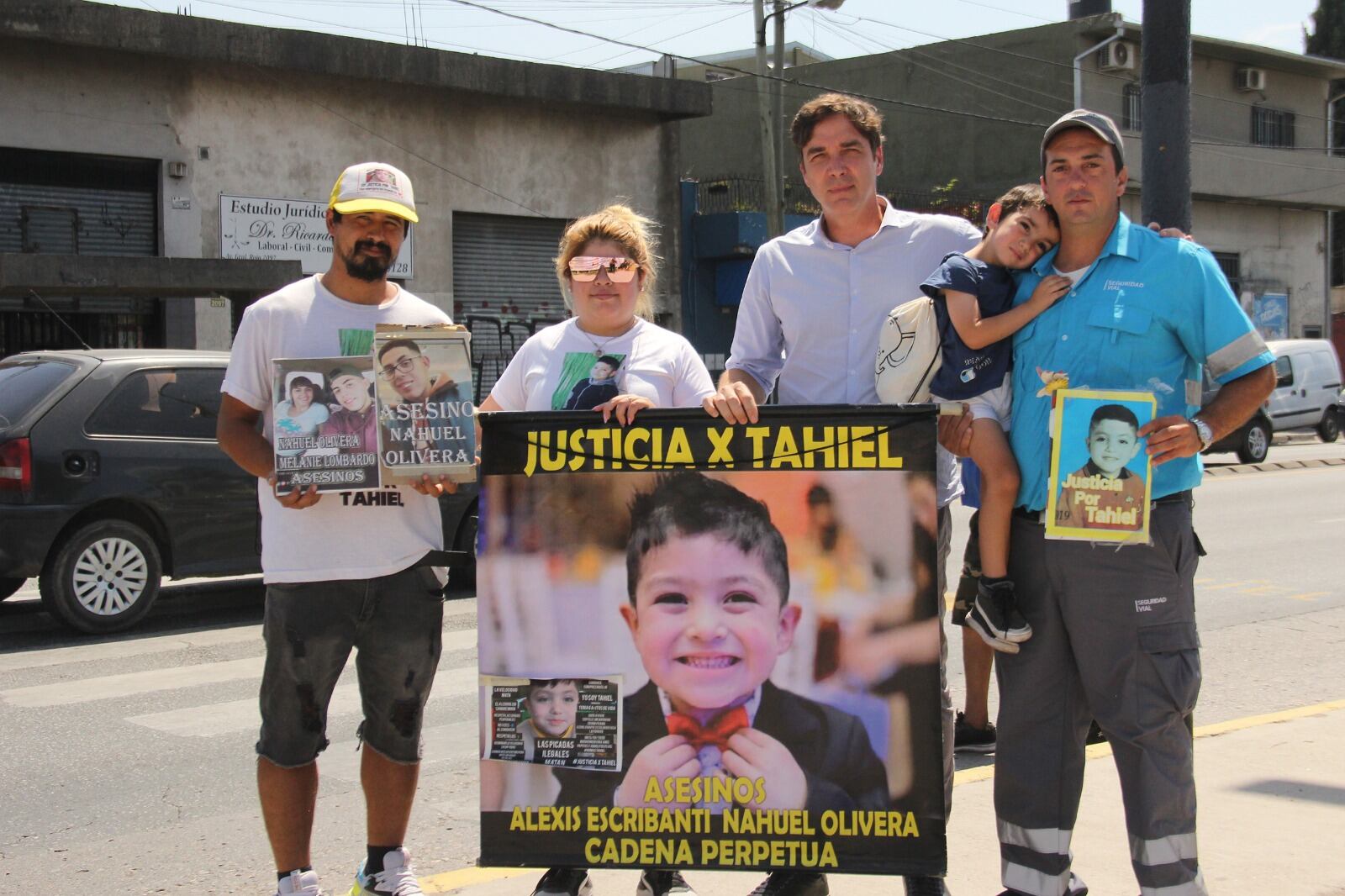 La familia de Tahiel, desconsolada, reclama justicia.