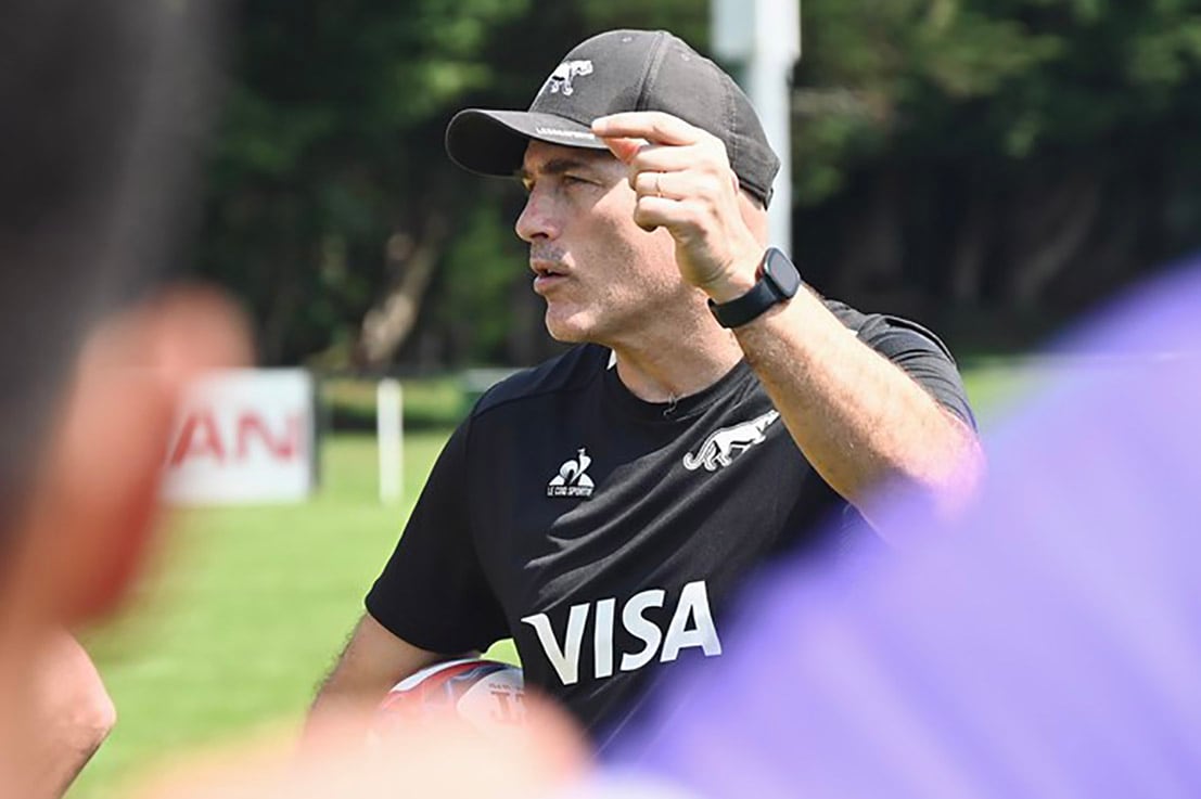 Felipe Contepomi es el entrenador del seleccionado argentino