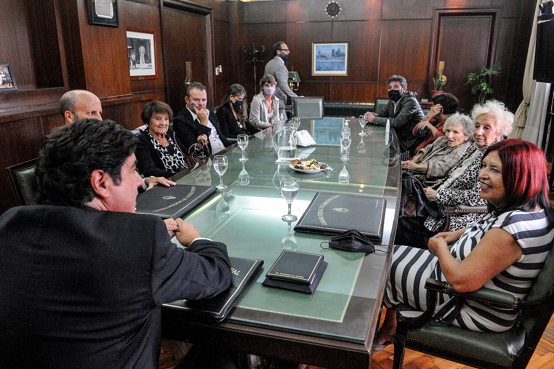 Los referentes de los organismos de derechos humanos fueron invitados por el presidente de Casación, Alejandro Slokar.