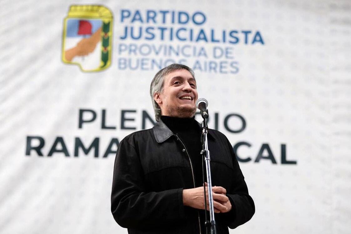 Máximo Kirchner encabezó un encuentro con la militancia bonaerense, en Lanús.