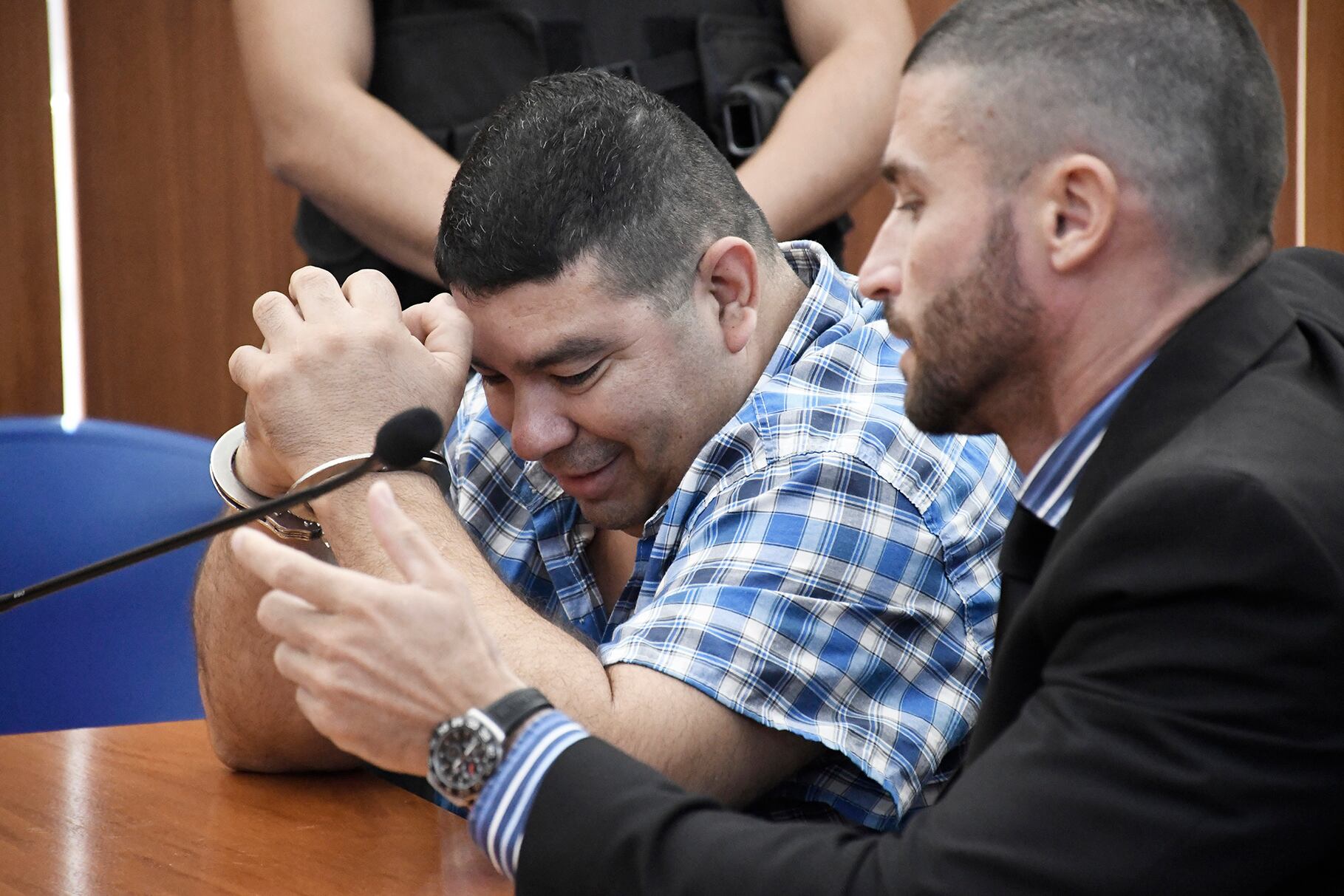 Castillo, en una audiencia de febrero, poco después de caer detenido.