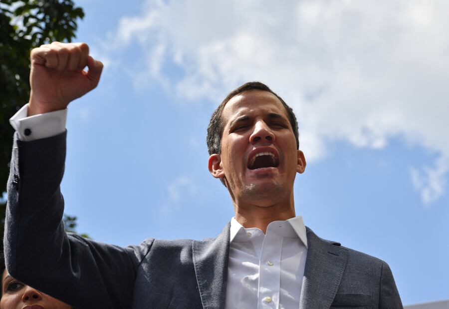 Guaidó, el líder de la oposición venezolana.