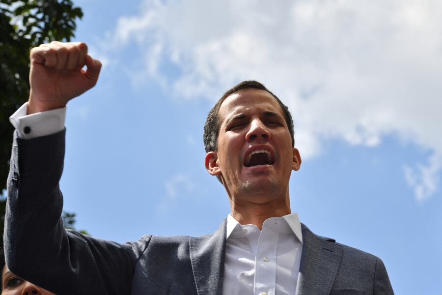 Guaidó, el líder de la oposición venezolana.