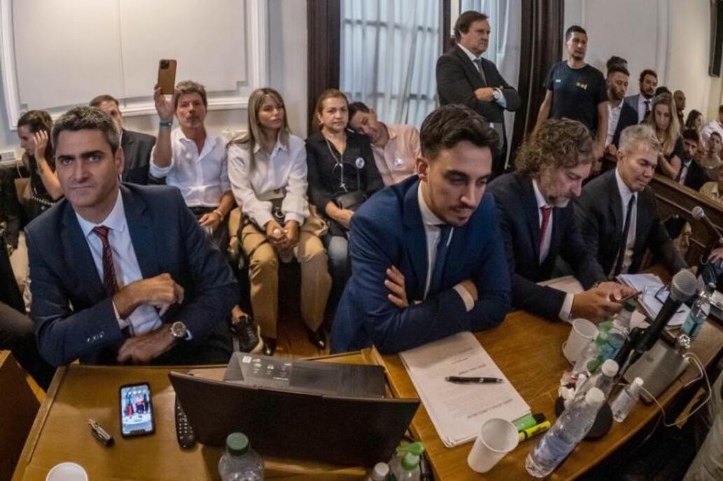 Quién es quién en el juicio por el crimen de Báez Sosa, donde está acusados los ocho rugbiers. (Foto: Télam)