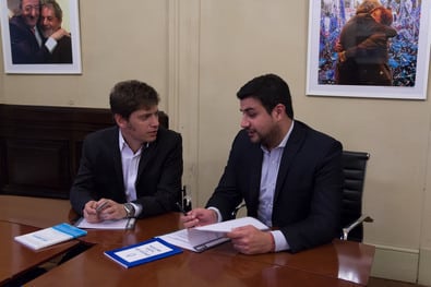 Kicillof y Cleri hablaron del "peligroso combo neoliberal".