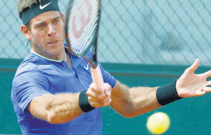 Del Potro se mostró recuperado de la contractura que lo afectó en el ATP de Washington.