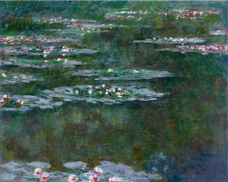 Monet pintó los dos cuadros en 1904 y 1908.