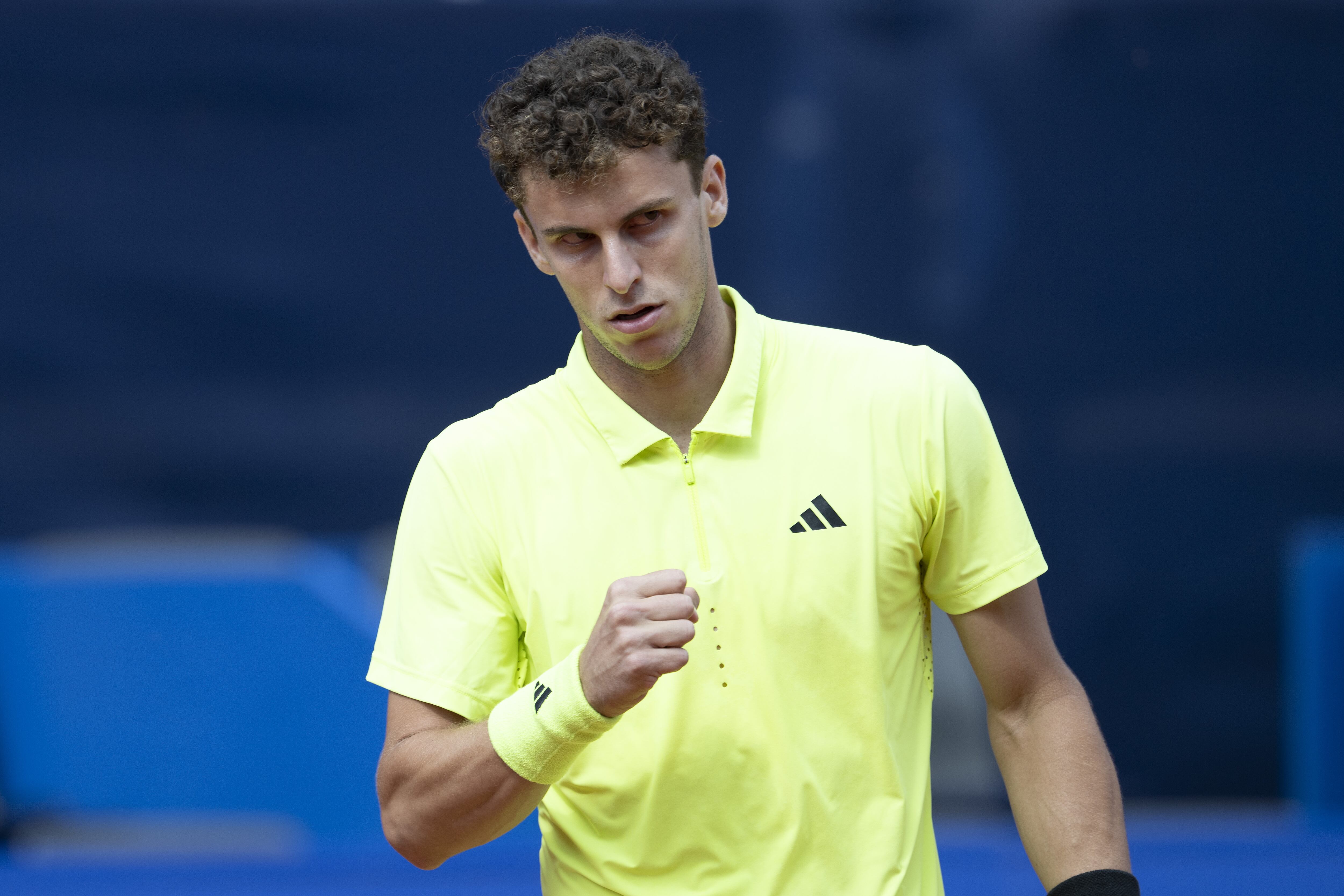 Juan Manuel Cerúndolo logró un gran triunfo ante Goffin