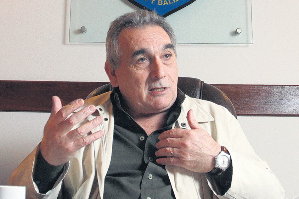 El titular del gremio de Dragado y Balizamiento y triunviro de la CGT, Juan Carlos Schmid.