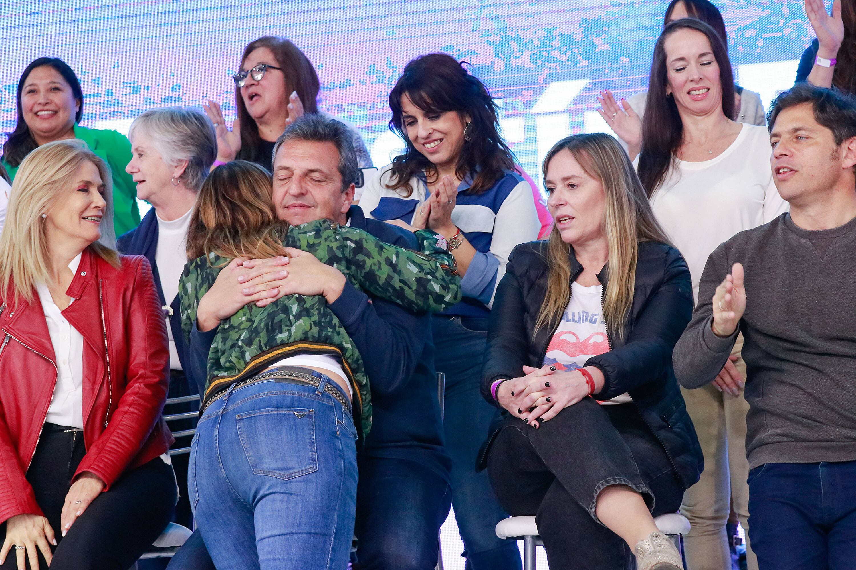 Tras el pago al FMI, Massa pudo volver a ponerse el traje de candidato. 