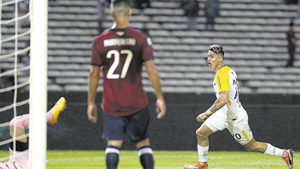 Zampedri paladea el 1-0 con el que Central venció a Talleres.
