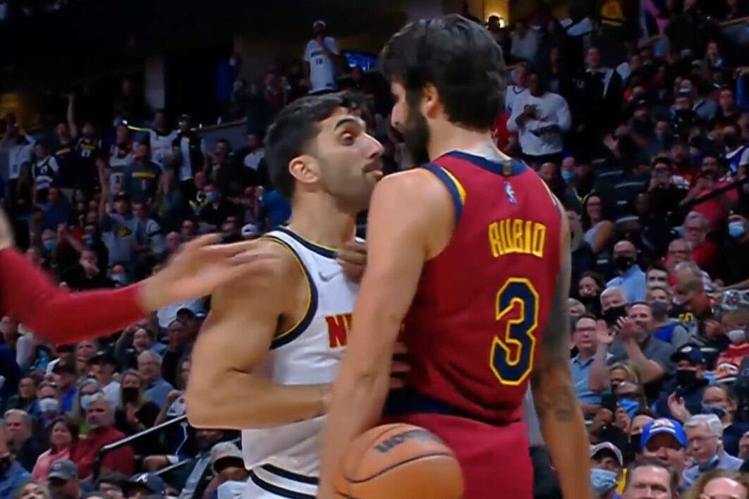 Campazzo y Rubio cara a cara. La cosa venía de antes.